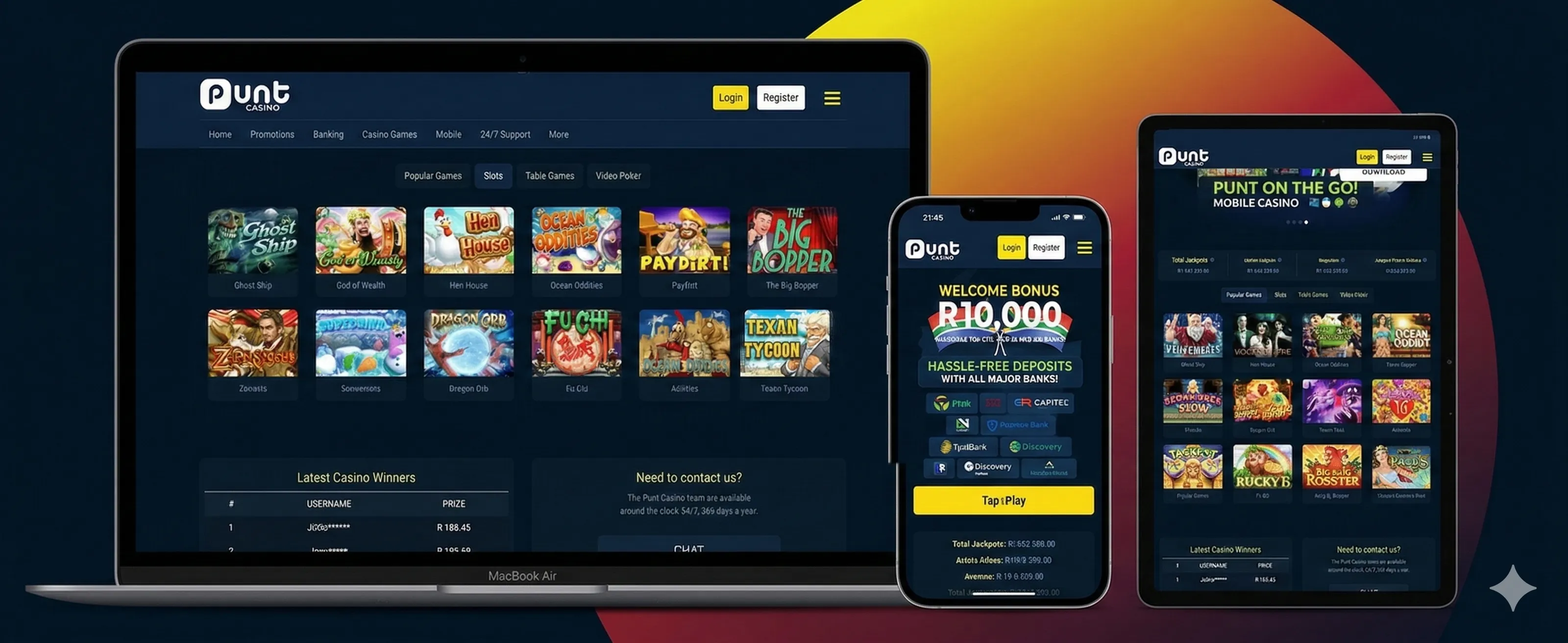 Punt Casino Register